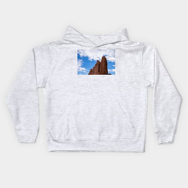 Garden of the Gods Shard Kids Hoodie by photosbyalexis